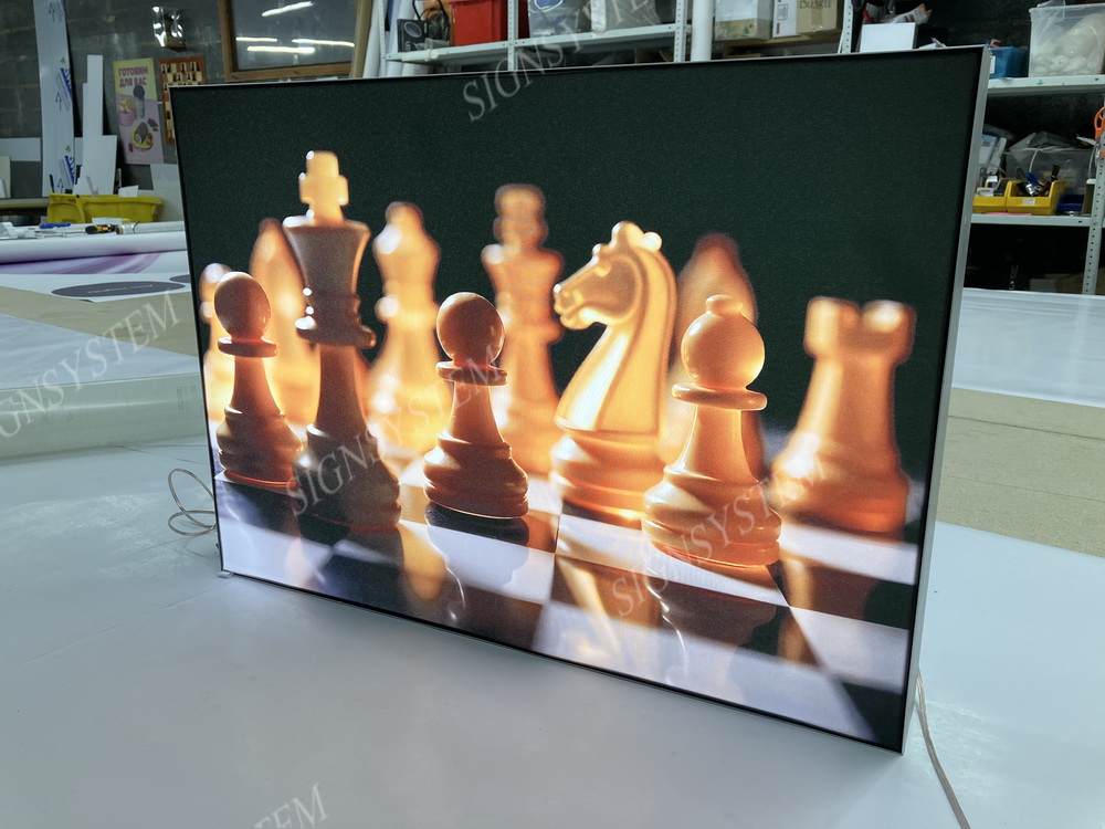 текстильный лайтбокс